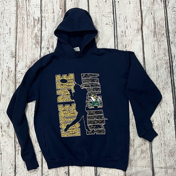 Vintage University of Notre Dame Fighting Irish NCAA College 1980s Sweatshirt - Picture 1 of 3